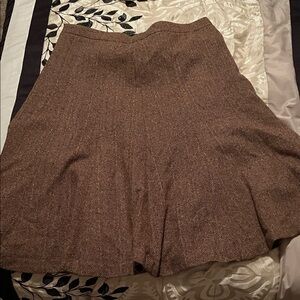 H&M Brown A-Line Skirt